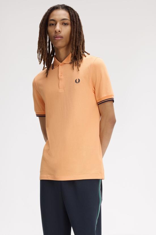 26SS 프레드페리 폴로 티셔츠 M3600 82B Peach fhnv fhnv - FRED PERRY