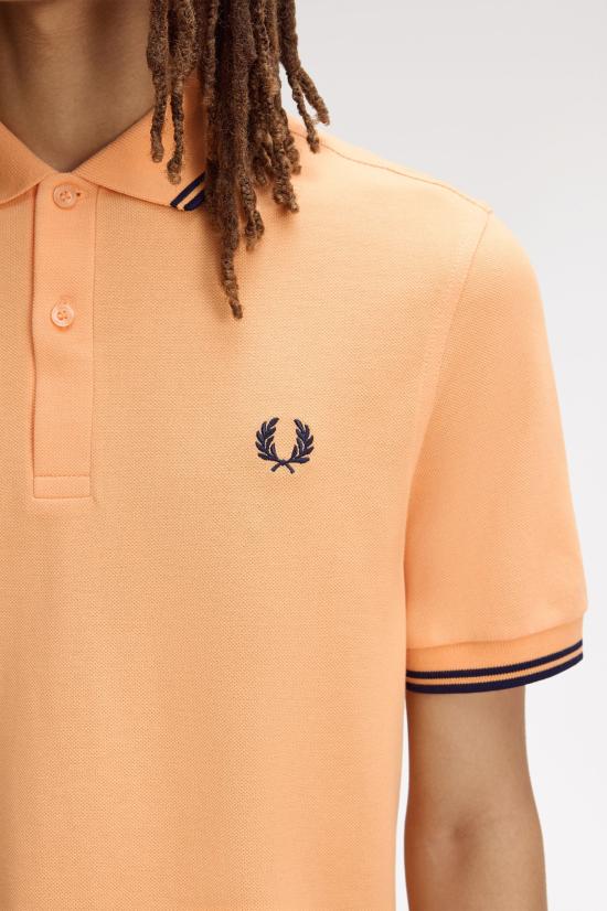 26SS 프레드페리 폴로 티셔츠 M3600 82B Peach fhnv fhnv - FRED PERRY
