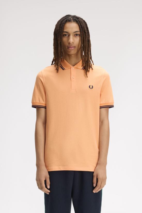 26SS 프레드페리 폴로 티셔츠 M3600 82B Peach fhnv fhnv - FRED PERRY