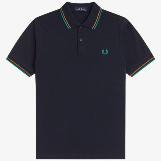 26SS 프레드페리 폴로 티셔츠 M3600 86B Navy drkcml spgr