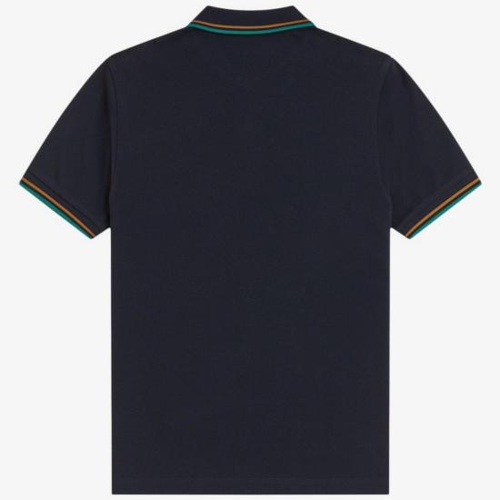26SS 프레드페리 폴로 티셔츠 M3600 86B Navy drkcml spgr - FRED PERRY