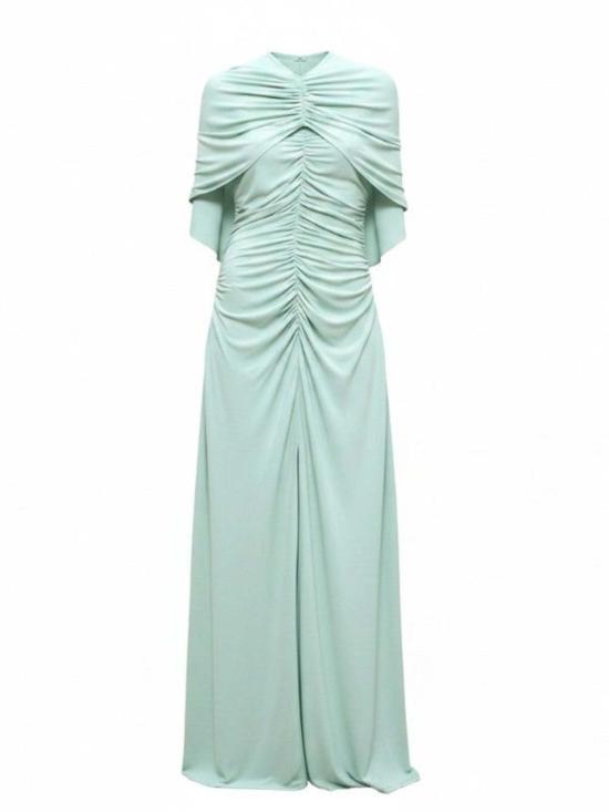  칼마이어 원피스 마틸다 매트 저지 케이프 가운