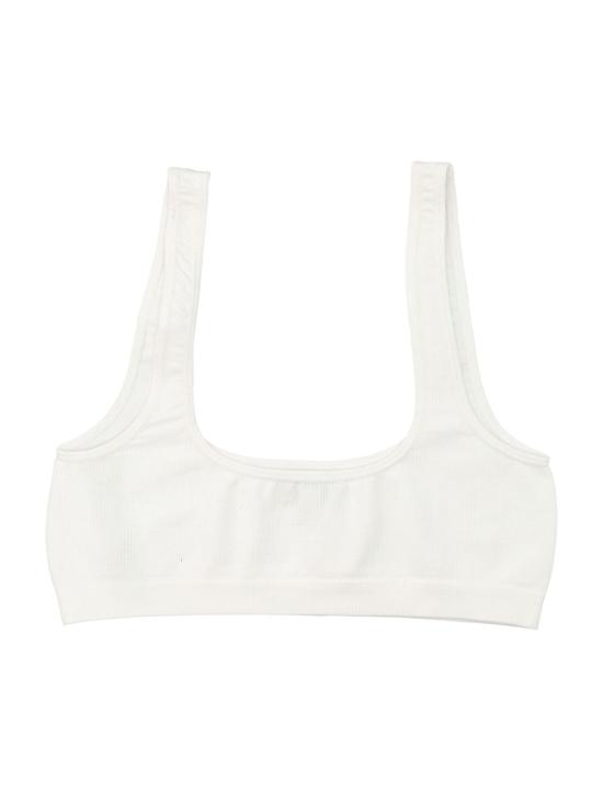  MM6 메종마르지엘라 브라 Mm6 메종 마르지엘라 골지 코튼 렛 화이트 - MM6 MAISON MARGIELA