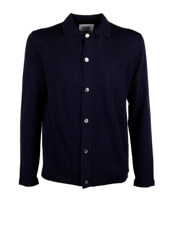 26SS 알파스튜디오 가디건 5045L 1001 BLU NOTTE