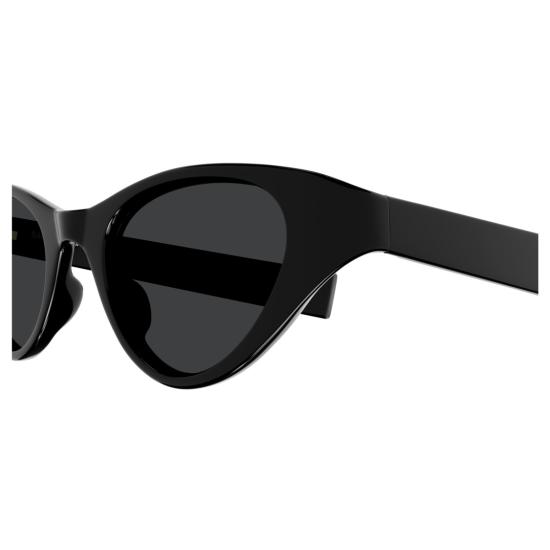25FW 생로랑 선글라스 광택 있는 재활용 아세테이트 프레임의 캣아이 - SAINT LAURENT