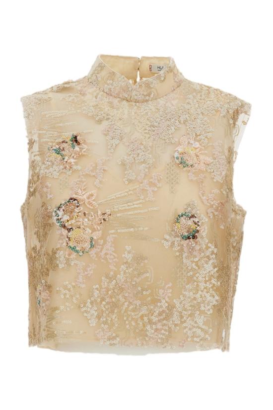 26SS 후이 민소매 티셔츠 HW21GD3621LIGHTAPRICOT Neutrals