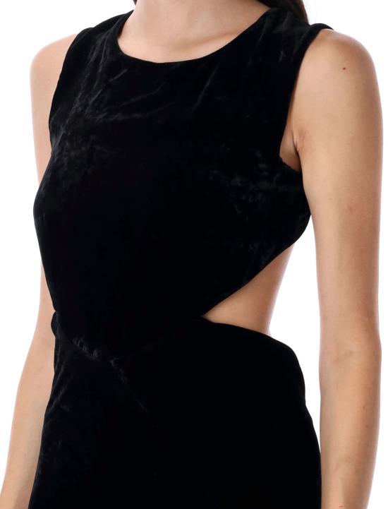  릭 오웬스 원피스 콘코디안 오픈 백 가운 드레스 블랙 - RICK OWENS