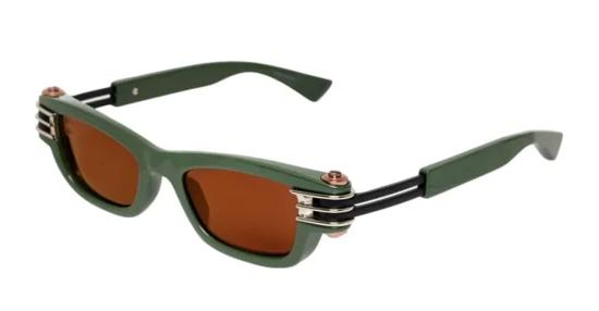  보테가베네타 안경 보테가 베네타 Bv1308 S 003 선글라스 (녹색) - BOTTEGA VENETA