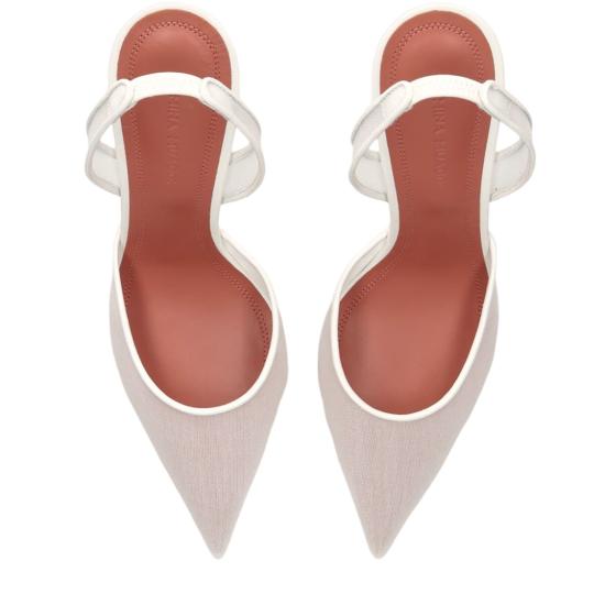 26SS 아미나 무아디 힐/펌프스 HOLLIMESHSLING95WHITE White - AMINA MUADDI