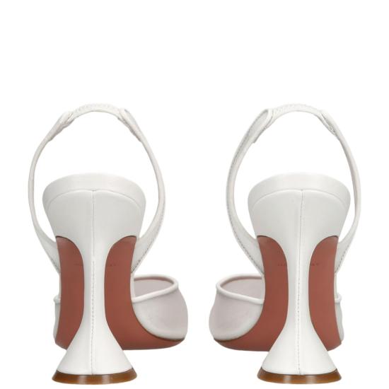 26SS 아미나 무아디 힐/펌프스 HOLLIMESHSLING95WHITE White - AMINA MUADDI