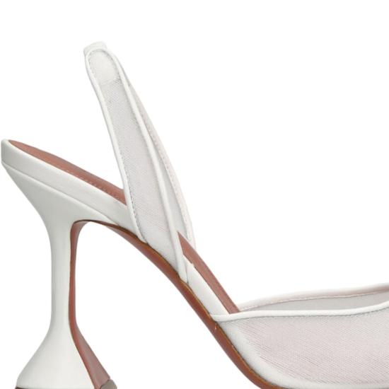 26SS 아미나 무아디 힐/펌프스 HOLLIMESHSLING95WHITE White - AMINA MUADDI