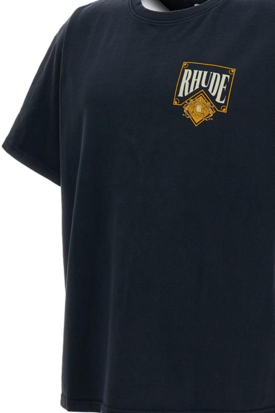 26SS 루드 반팔 티셔츠 RHSS26TT020126185 Black - RHUDE