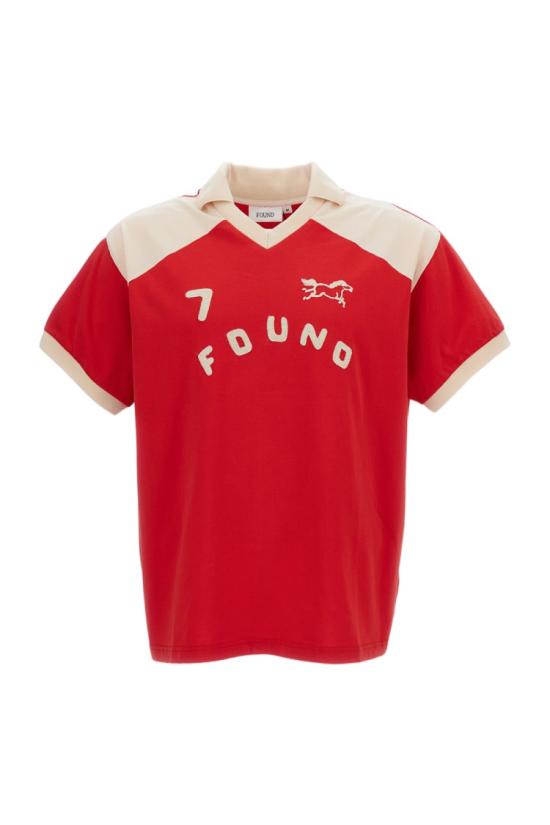 26SS 파운드 폴로 티셔츠 FOSS26TT060120072 Red