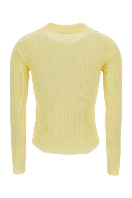 26SS 메종키츠네 니트웨어 QW00501KT11950424 Yellow - MAISON KITSUNE