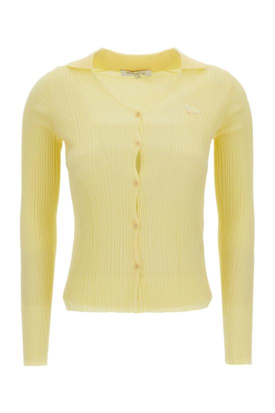 26SS 메종키츠네 니트웨어 QW00501KT11950424 Yellow