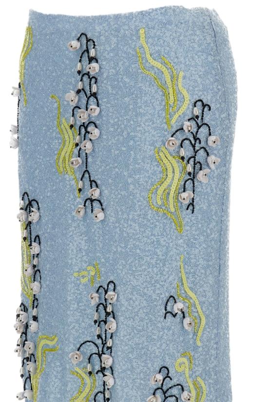 26SS 데 펨메스 미디 스커트 D206YPD0656 Blue - DES PHEMMES