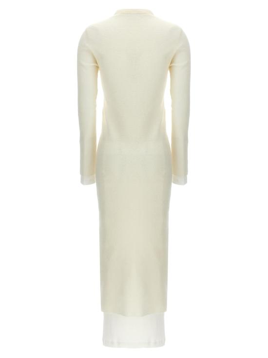  질샌더 원피스 질 샌더 페티코트 포함 화이트 드레스 - JIL SANDER