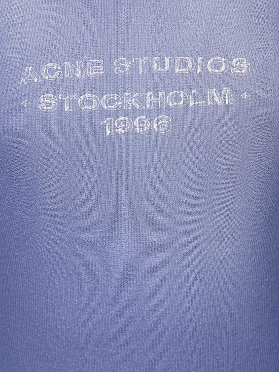 26SS 아크네 스튜디오 반팔 티셔츠 CL0443 BG3 NAVY - ACNE STUDIOS