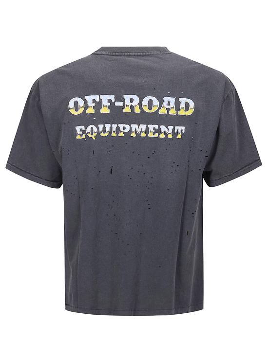 26SS 새티스파이 모스테크 티셔츠 11006 00A21 Aged Black - SATISFY