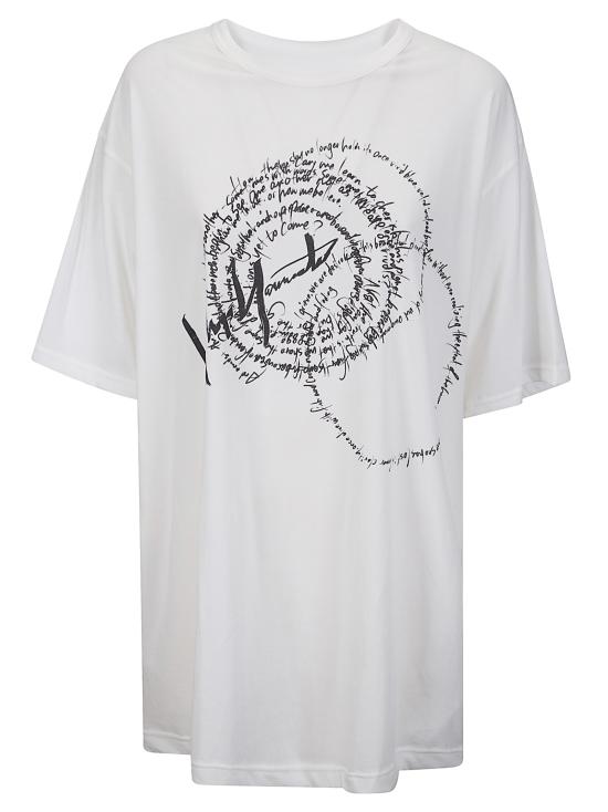 26SS 요지 야마모토 반팔 티셔츠 FKT84088 1 OFF WHITE