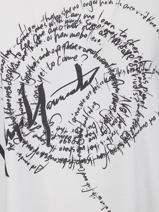 26SS 요지 야마모토 반팔 티셔츠 FKT84088 1 OFF WHITE - YOHJI YAMAMOTO