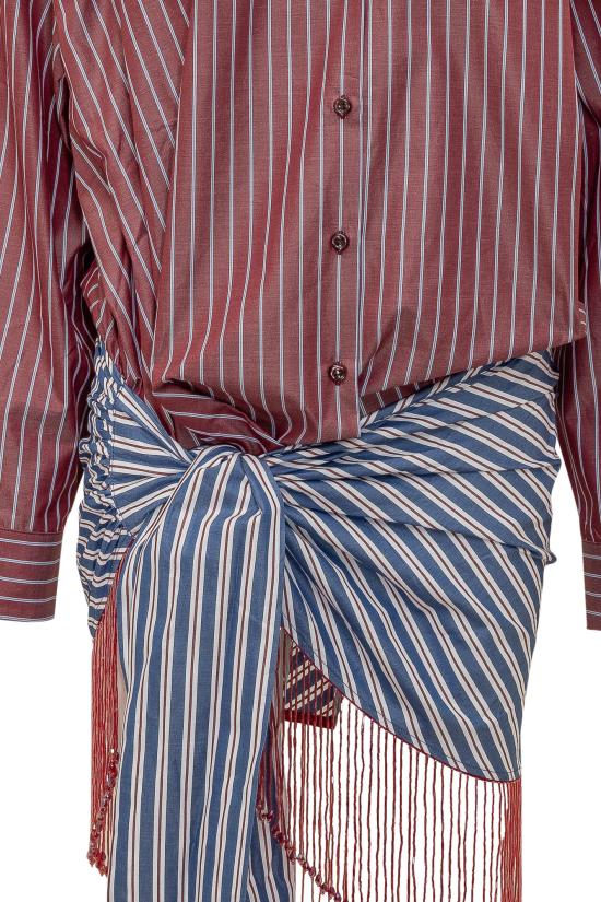 26SS 안다마네 원피스 TM190106ATNC197 874 ROUGE NOIR LIGHT BLUE - ANDAMANE