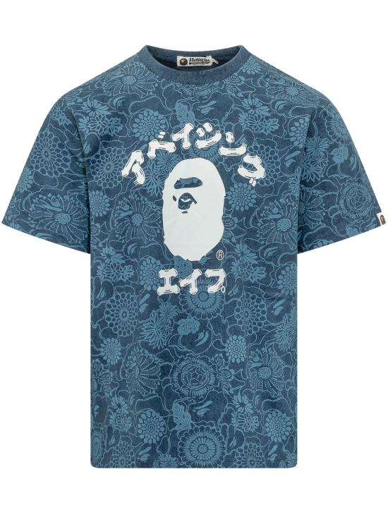 26SS 베이프 반팔 티셔츠 001CSM301305M INDIGO