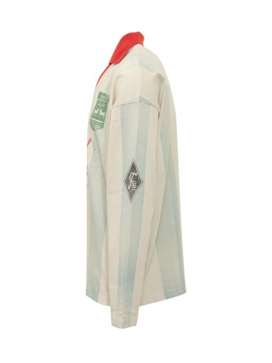 26SS FOUND 반팔 티셔츠 FOSS26TT01012 6355 OFF WHITE SKY BLUE - OTHER BRANDS