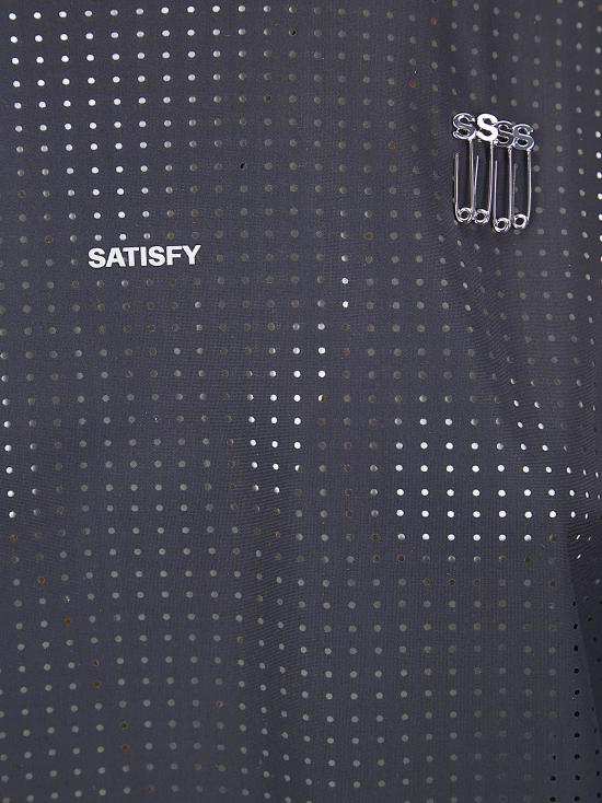 26SS 새티스파이 반팔 티셔츠 21025 00001 Black SA - SATISFY