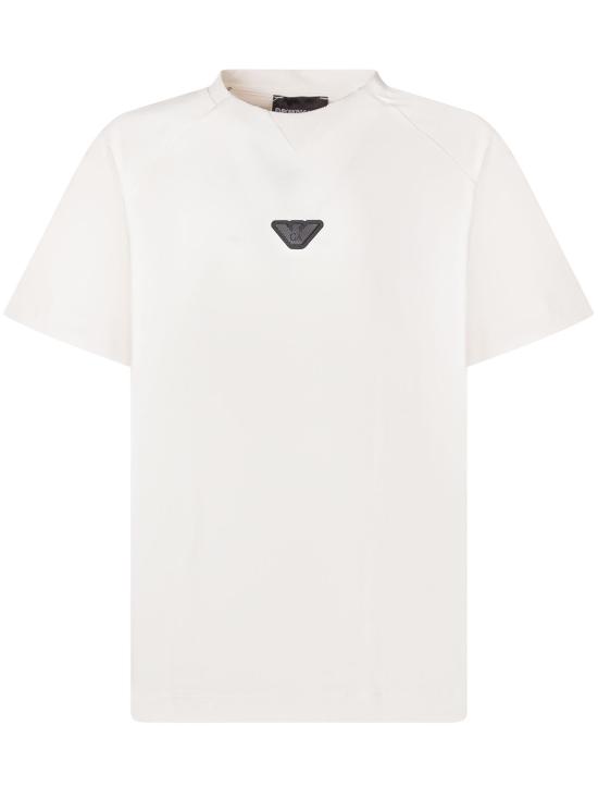 26SS [키즈] 엠포리오 아르마니 티셔츠 EB000943AF13715 U0003 OFF WHITE