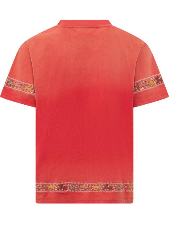 26SS FOUND 반팔 티셔츠 FOSS26TT14012 6364 WASHED RED - OTHER BRANDS