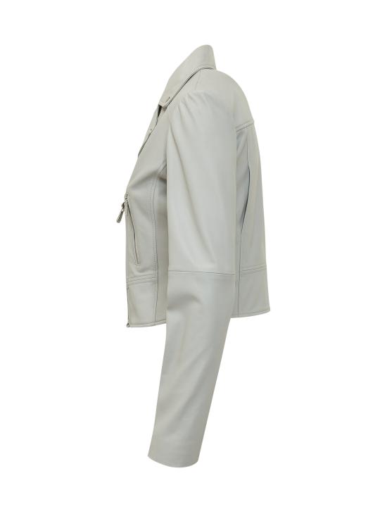 26SS 핑코 바이커 자켓 106247A32I I18 GRIGIO COLOMBA - PINKO