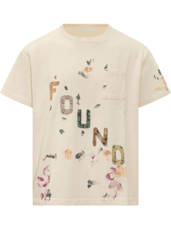 26SS FOUND 반팔 티셔츠 FOSS26TT16012 6368 WASHED OFF WHITE