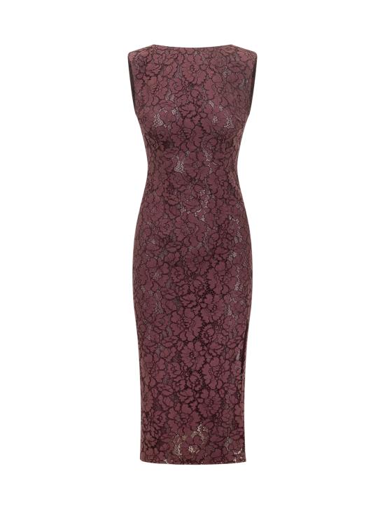 26SS 핑코 원피스 106588A330 R57 BORDEAUX