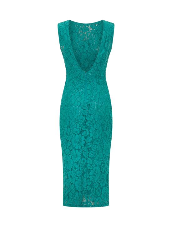 26SS 핑코 원피스 106588A330 V76 VERDE MATTONELLA - PINKO