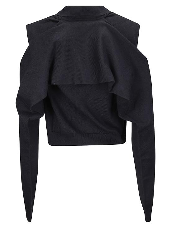 26SS 알랭폴 가디건 S5WKWTO02 BLACK - ALAINPAUL