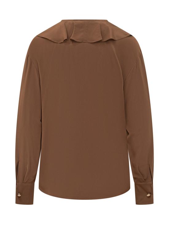 26SS 막스마라 스튜디오 셔츠 2616111031600 049 CIOCCOLATO - MAX MARA STUDIO