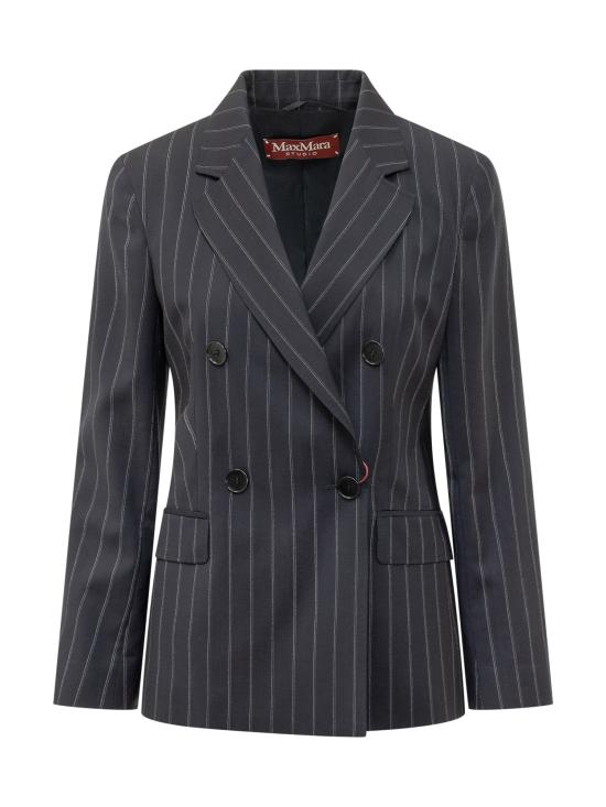 26SS 막스마라 스튜디오 수트 자켓 2616041041600 001 BLU GESSATO