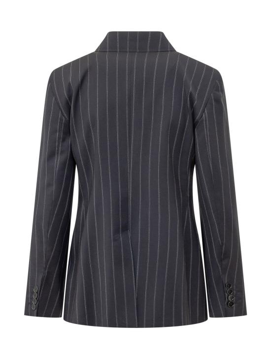 26SS 막스마라 스튜디오 수트 자켓 2616041041600 001 BLU GESSATO - MAX MARA STUDIO