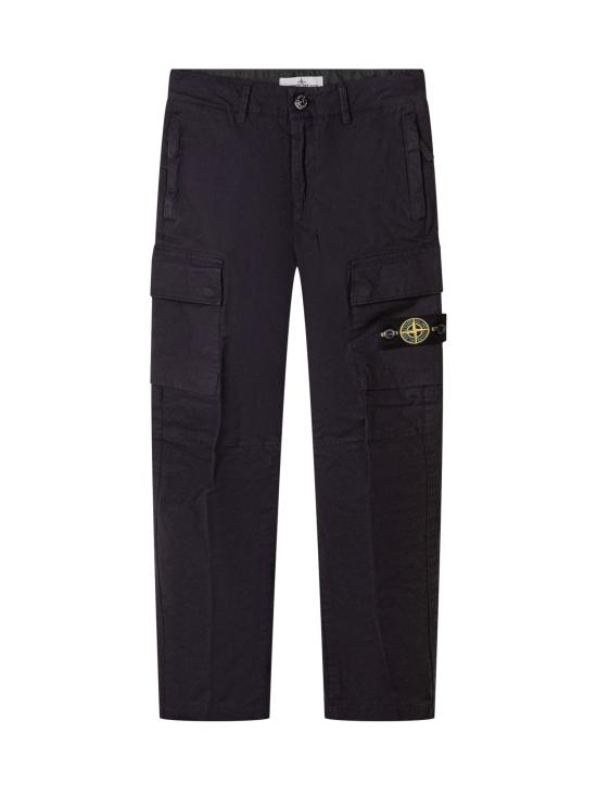 26SS [키즈] 스톤 아일랜드 스트레이트 팬츠 L1S163100004S0001 V0020 NAVY BLUE