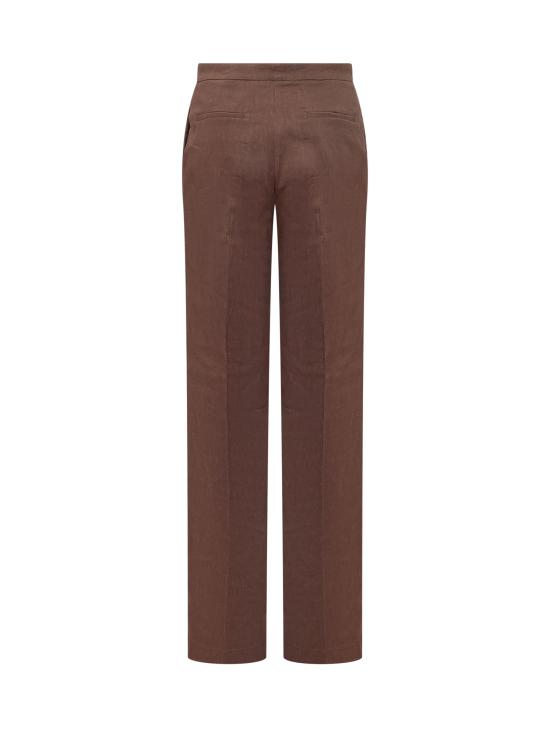 26SS 핑코 스트레이트 팬츠 104929A34I L78 MARRONE TERRA X PIANTE - PINKO