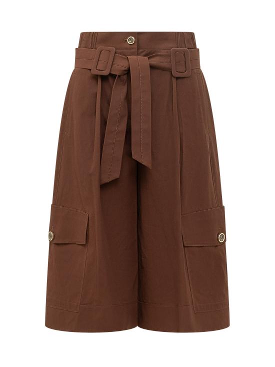 26SS 핑코 숏팬츠 106152A2ER L78 MARRONE TERRA X PIANTE