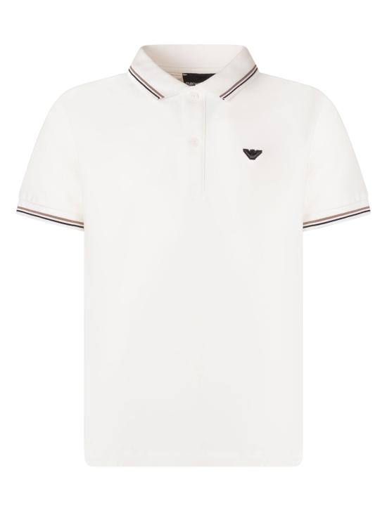 26SS [키즈] 엠포리오 아르마니 폴로 셔츠 EB001560AF20390 U0003 OFF WHITE