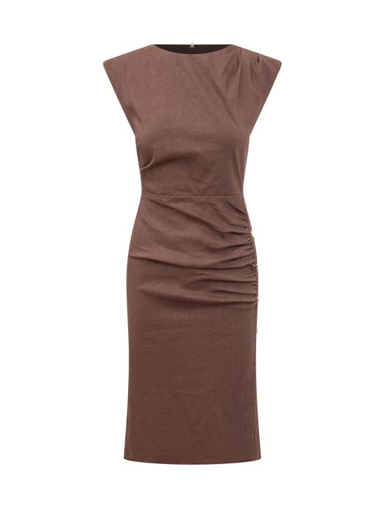 26SS 핑코 원피스 106521A34I L78 MARRONE TERRA