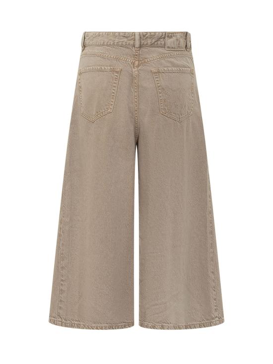 26SS 핑코 데님 팬츠 104646A2H6 C88 BEIGE MACROCISTIDE - PINKO
