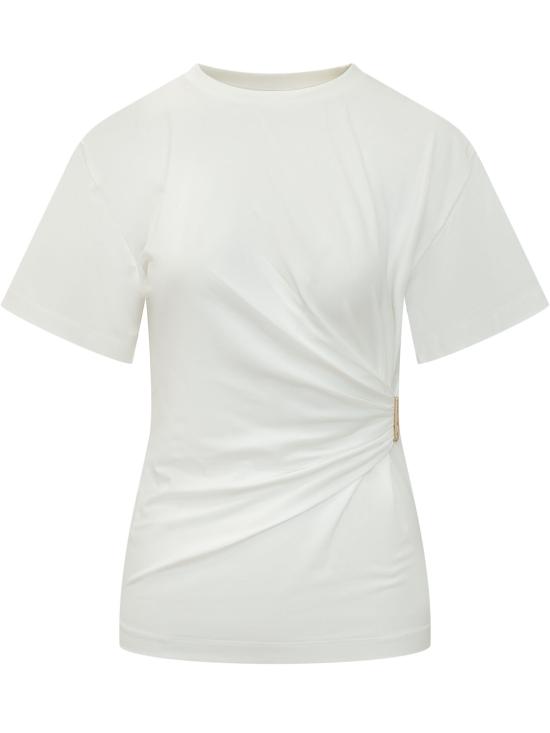 26SS 핑코 반팔 티셔츠 106455A35D Z05 BIANCO