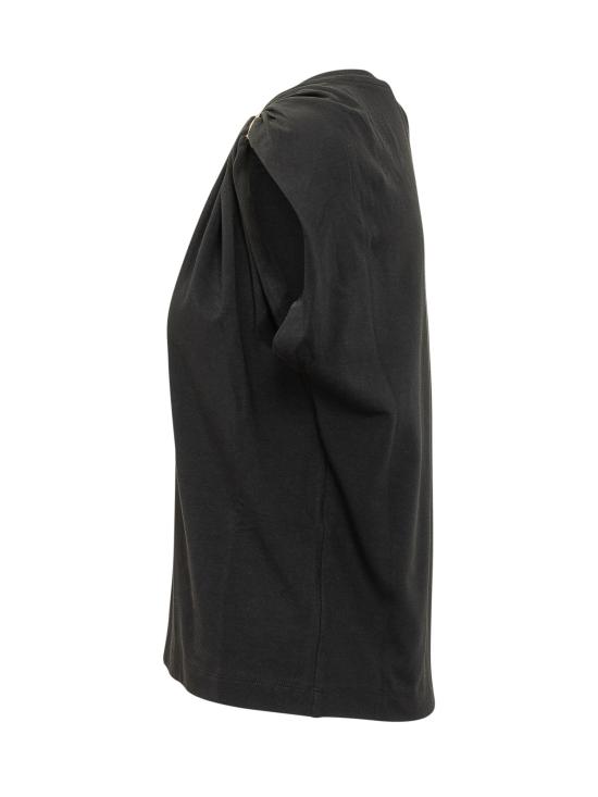 26SS 핑코 반팔 티셔츠 106478A35D Z99 NERO LIMOUSINE - PINKO