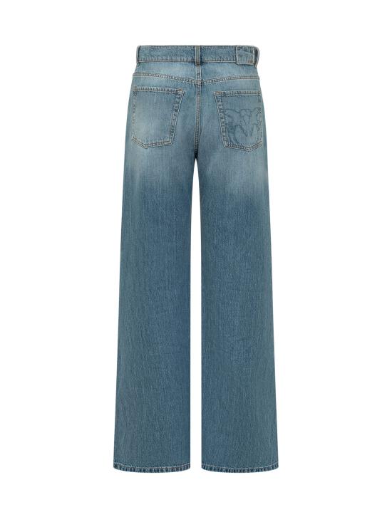 26SS 핑코 데님 팬츠 101733A323 PJO LAVAGGIO MEDIO CHIARO - PINKO