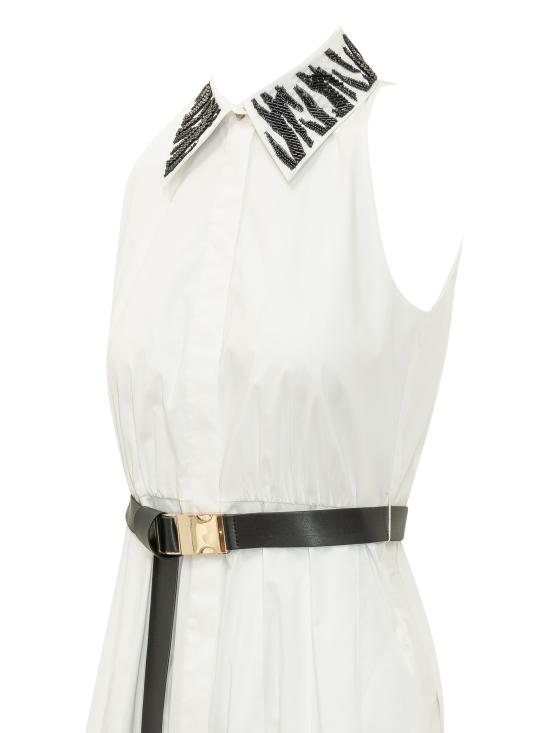 26SS 막스마라 스튜디오 원피스 2616221072600 001 BIANCO - MAX MARA STUDIO