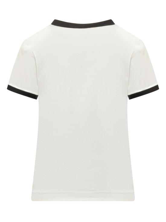 26SS 핑코 반팔 티셔츠 106902A3C2 ZZ1 BIANCO NERO - PINKO